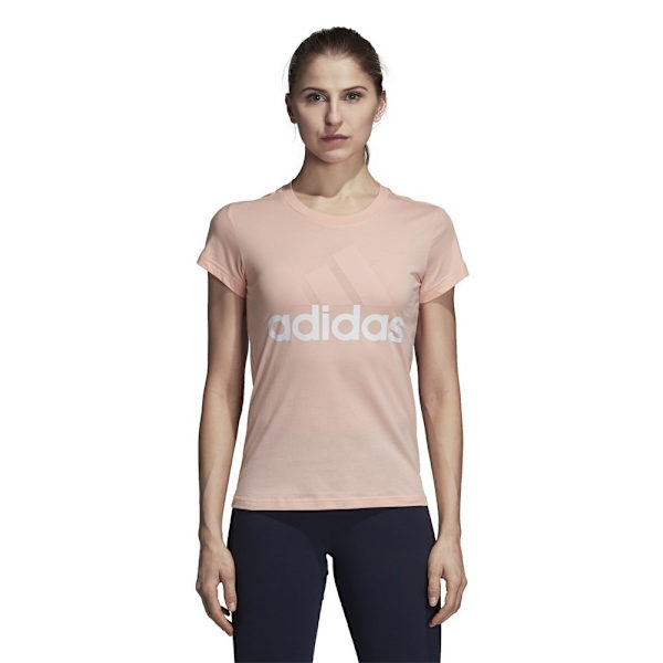 T-paidat Adidas Essentials Linear Tee Vaaleanpunaiset 158 - 163 cm/S