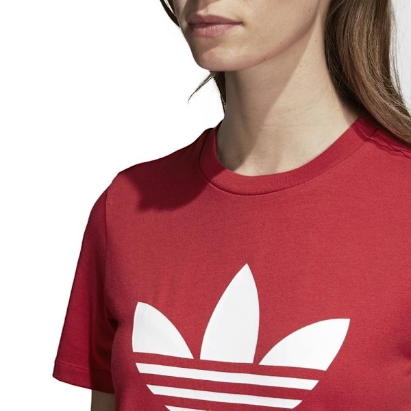 T-shirts Adidas Trefoil Rød 176 - 181 cm/XL