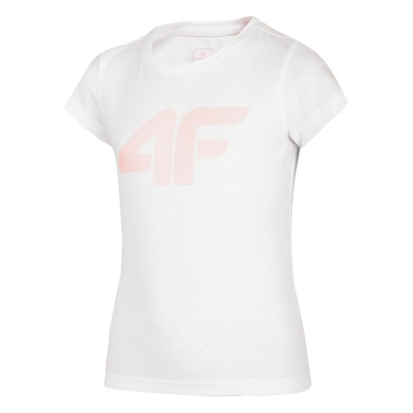 T-shirts 4F JTSD005 Hvid 122 - 127 cm