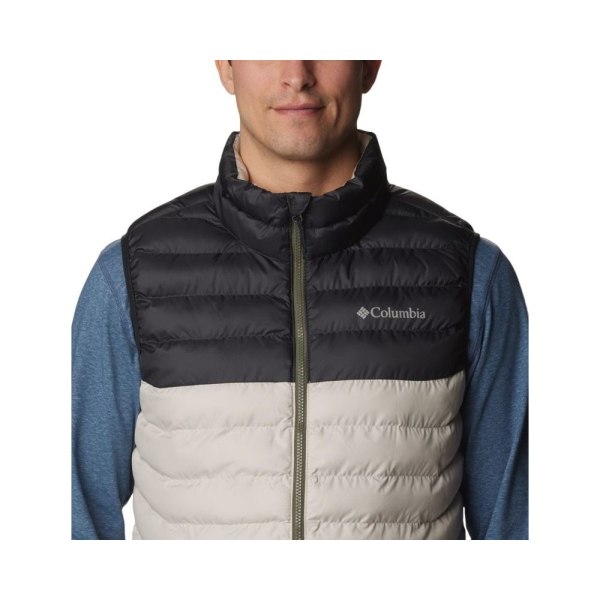 Jakker Columbia Powder Lite Vest Sort,Creme 183 - 187 cm/L