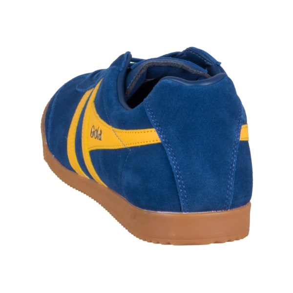 Lågskor Gola Harrier Marine Blue Sun Suede Grenade,Gula 41