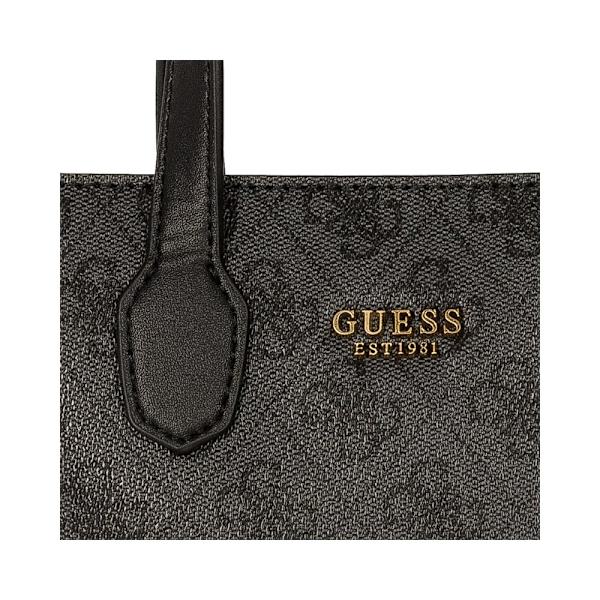 Käsilaukut Guess Silvana Mini Tote Mustat,Grafiitin väriset