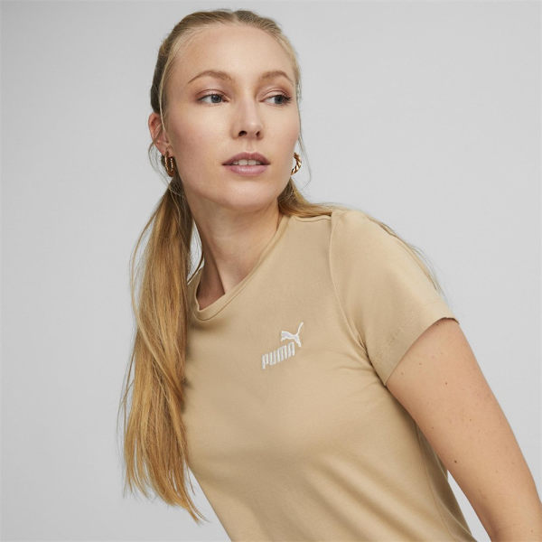 T-paidat Puma Ess Embroidery Tee Hunajan värinen 176 - 181 cm/L