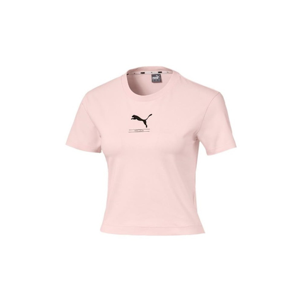 T-paidat Puma Nutility Fitted Tee Vaaleanpunaiset 158 - 163 cm/XS