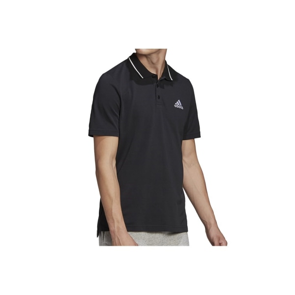 Shirts Adidas Essentials Piqué Small Logo Svarta 182 - 187 cm/XL