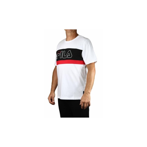 T-shirts Fila Men Laurens Tee Hvid,Sort,Rød 180 - 185 cm/L