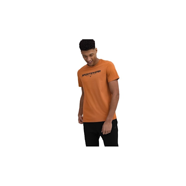 T-shirts 4F 4FSS23TTSHM36481S Brun 176 - 179 cm/M