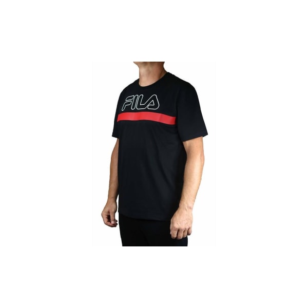 Shirts Fila Men Laurentin Tee Svarta,Röda 180 - 185 cm/L