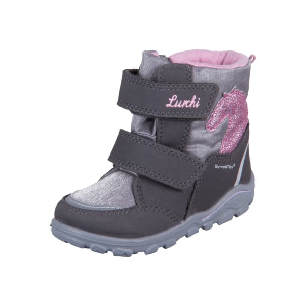 Snowboots Lurchi Kalea Grey Pink Textil Rosa,Gråa 22