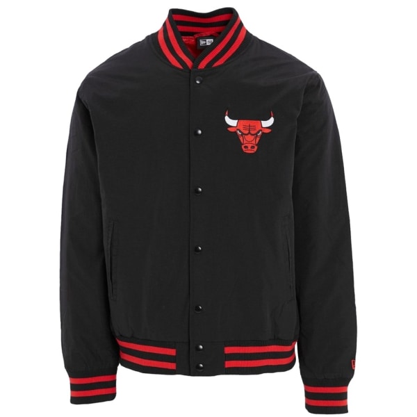 takki New Era Team Logo Bomber Chicago Bulls Jacket Tummanpunainen,Mustat 173 - 177 cm/S