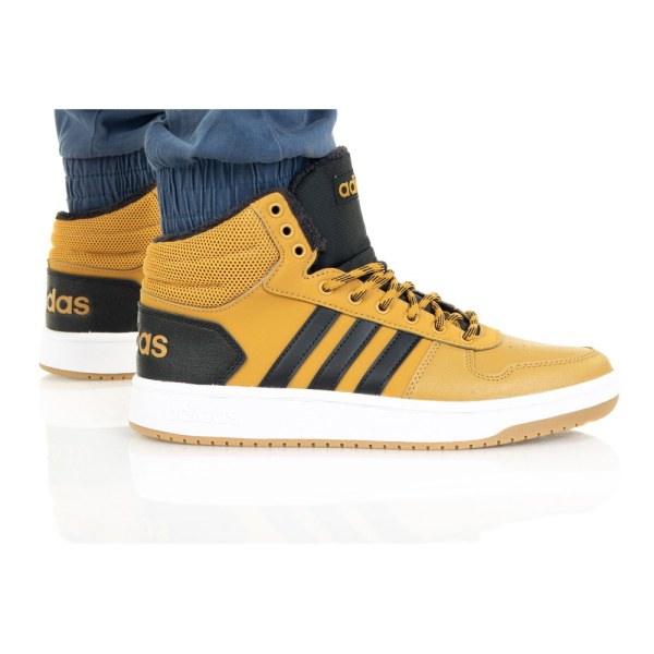 Sko Adidas Hoops 20 Mid Gul 44