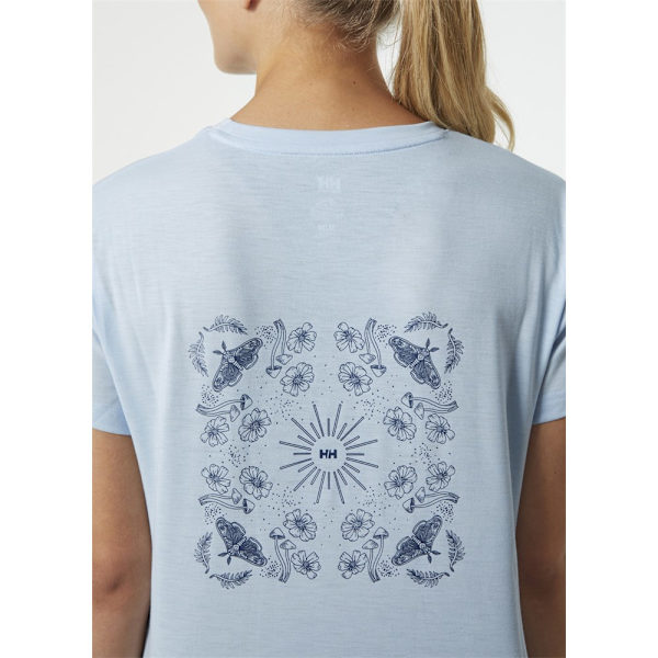 T-paidat Helly Hansen W Skog Recycled Graphic Tee Vaaleansiniset 174 - 178 cm/XL