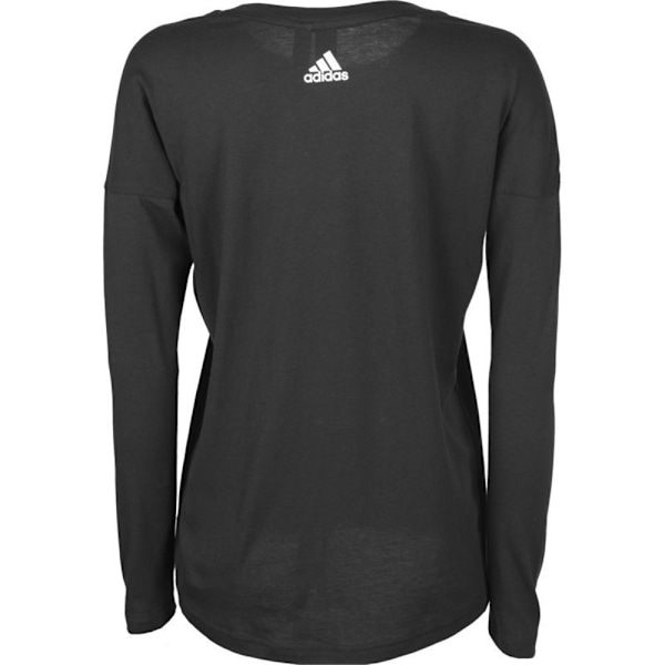 T-shirts Adidas Essentials Linear Longsleeve W Sort 164 - 169 cm/M