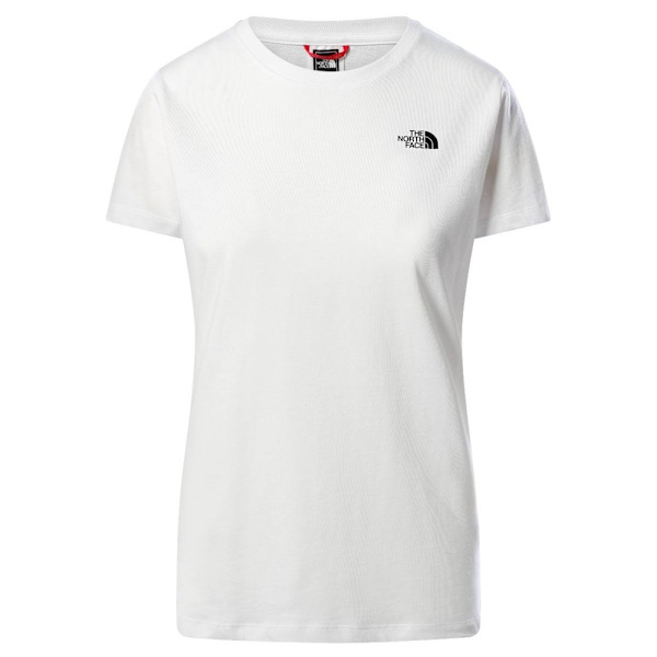 T-paidat The North Face W Simple Dome Tee Valkoiset 168 - 173 cm/L
