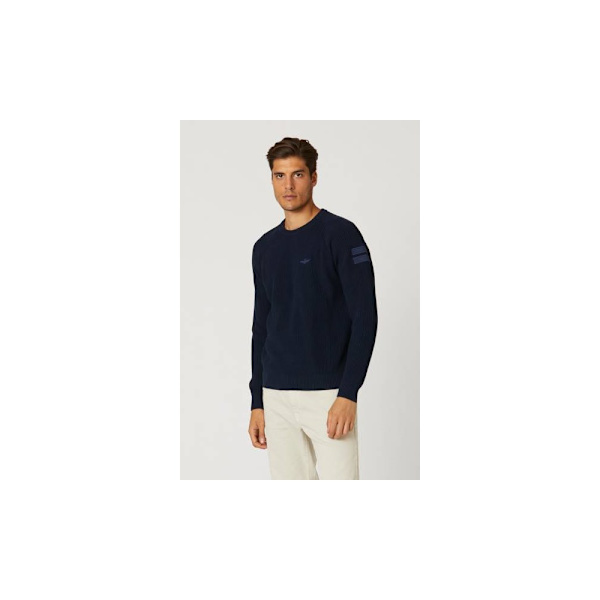 Trøjer Aeronautica Militare MA1445L50408358 Sort 193 - 197 cm/XXL