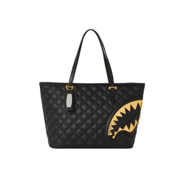 Håndtasker Sprayground Black Mamba Quilted Tote Bag Sort