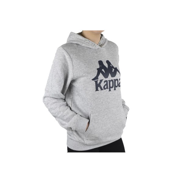 Sweatshirts Kappa Taino Kids Hoodie Grå 128 - 140 cm/L