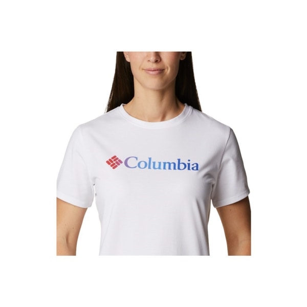 T-shirts Columbia Sun Trek W Graphic Tee Hvid 158 - 158 cm/S