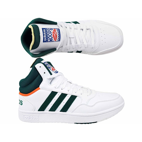 Kengät Adidas Hoops 30 Mid Valkoiset 42