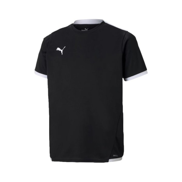 Shirts Puma Teamliga Jersey Junior Svarta 116 - 128 cm/XS