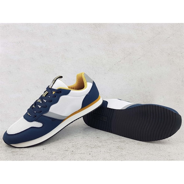 Sneakers low U.S. Polo Assn NOBIL009WHIBLU01 Hvid,Flåde 44