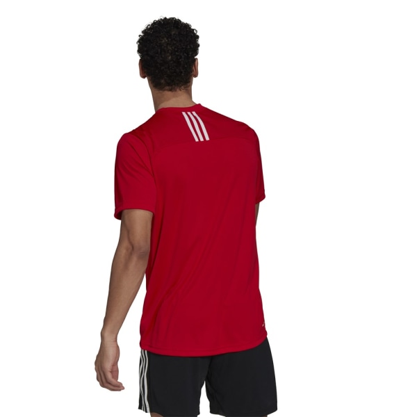 T-shirts Adidas 3STRIPES Back Tee Rød 164 - 169 cm/S