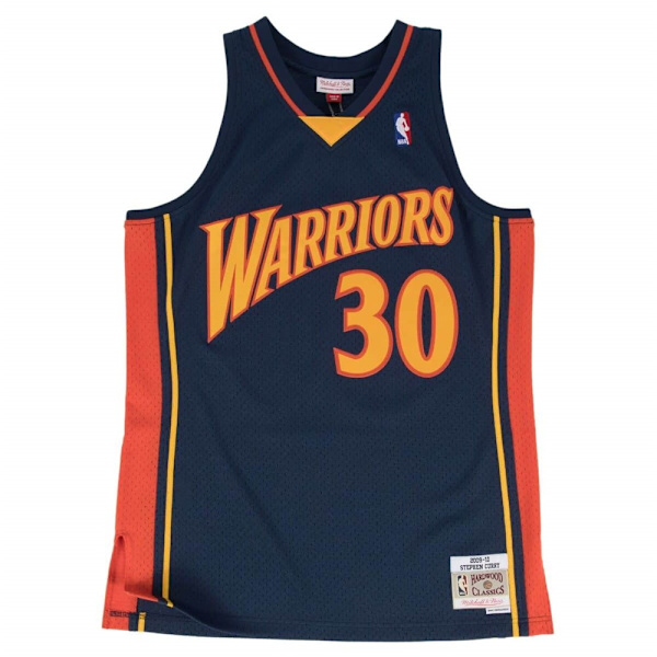 Mitchell & Ness Nba Golden State Warriors Steph Curry 0910 Swing Sort,Flåde 193 - 197 cm/XXL