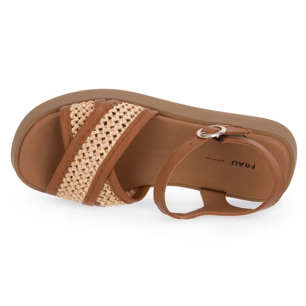 Sandaalit Frau Rafia Macrame Ecru Ruskeat 36