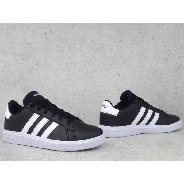 Puolikengät Adidas Grand Court 20 K Mustat 37 1/3