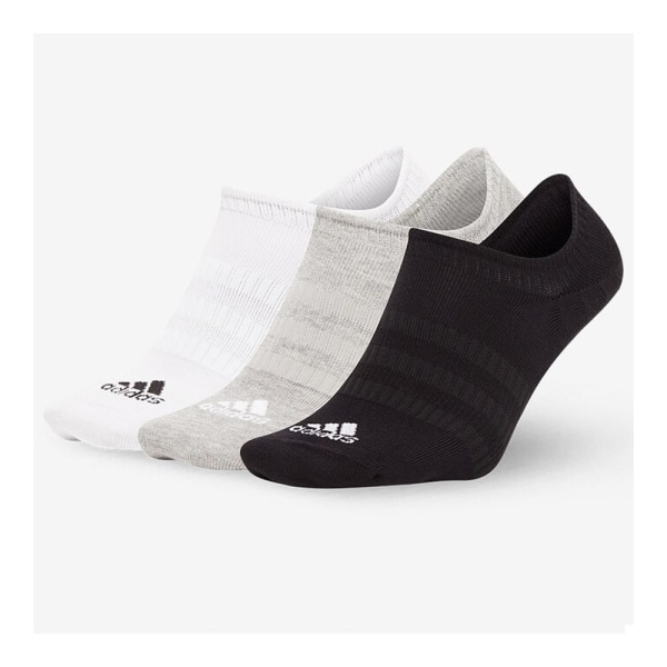 Sukat Adidas NO Show Sock 3P Valkoiset,Harmaat,Mustat L/42,00