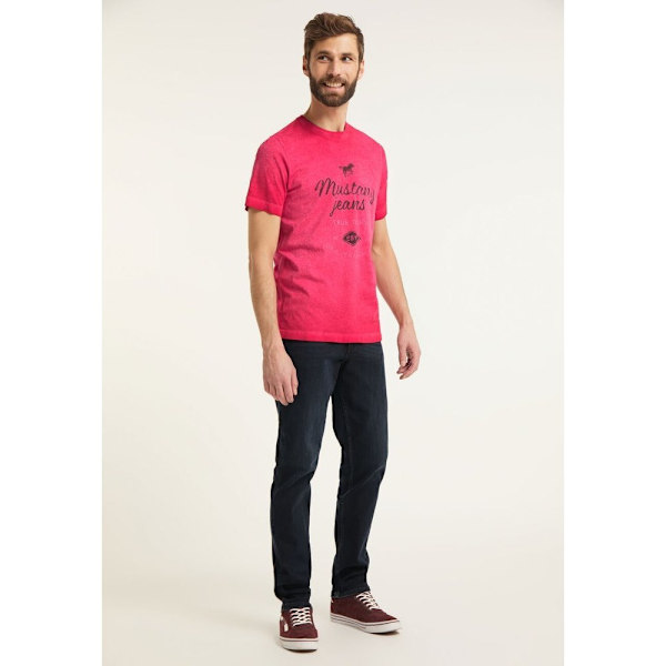 Shirts Mustang Alex C Print Rosa 176 - 181 cm/L