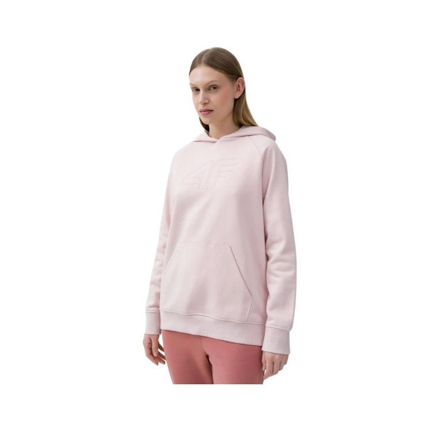 Puserot je Fleecet 4F SS23TSWSF53512S Vaaleanpunaiset 168 - 171 cm/M