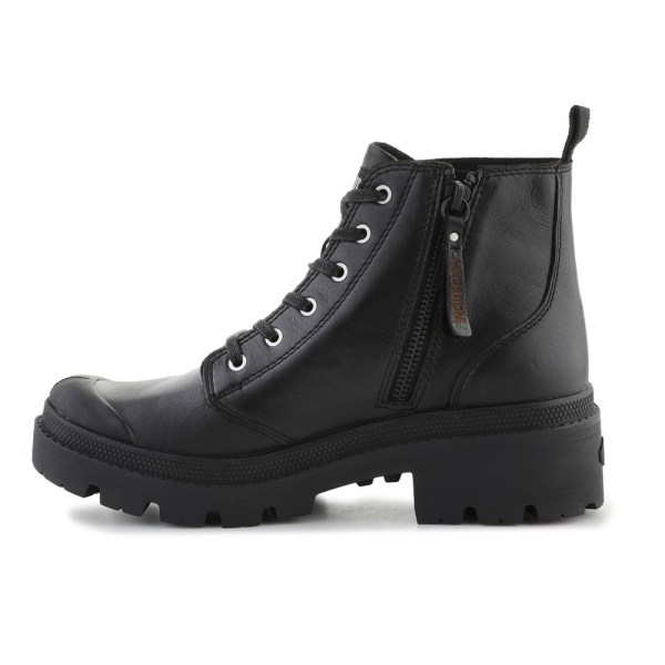 Kengät Palladium Pallabase Leather Black Mustat 38