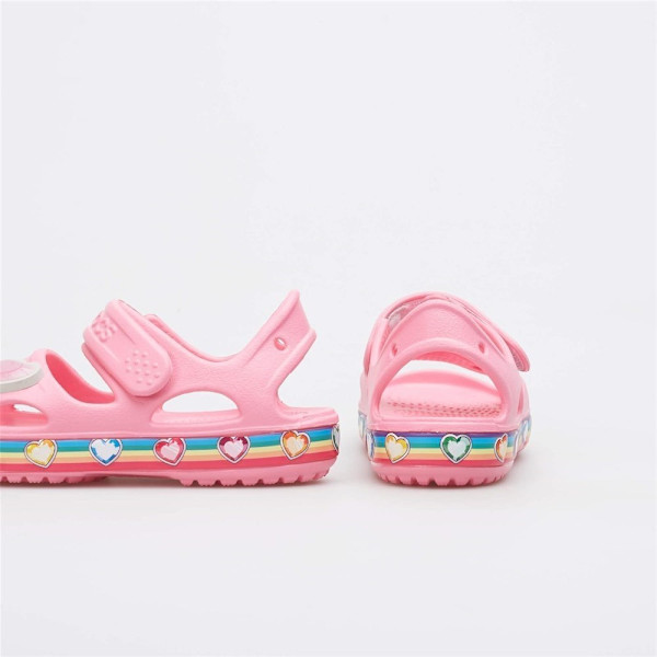 Sandaalit Crocs Fun Lab Rainbow Sandal Kids Vaaleanpunaiset 20