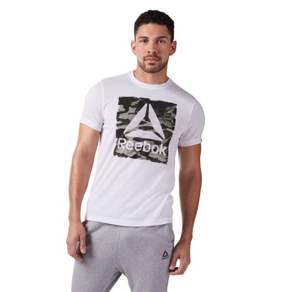 Shirts Reebok Camo Delta Speedwic Vit 188 - 191 cm/XL