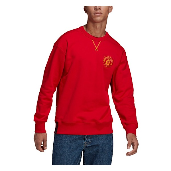 Sweatshirts Adidas Manchester United Cny Rød 188 - 193 cm/XXL