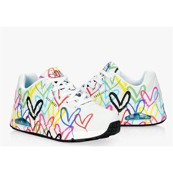 Puolikengät Skechers Spread The Love Vaaleansiniset,Vaaleanpunaiset 41