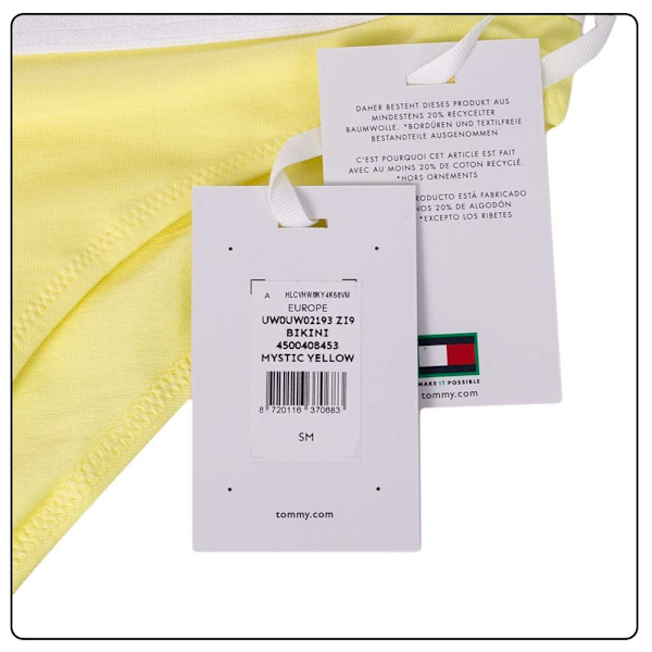 Majtki Tommy Hilfiger UW0UW02193ZI9 Gula M
