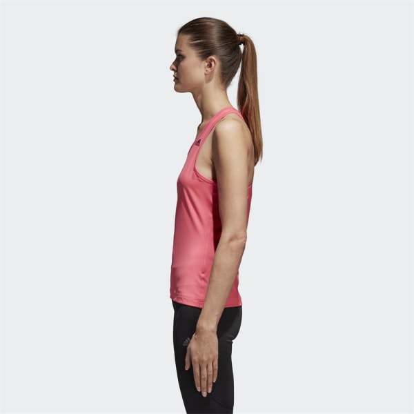 T-shirts Adidas D2M Tank Solid Pink 170 - 175 cm/L