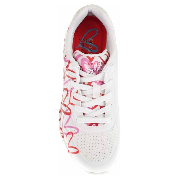 Sneakers low Skechers Uno Spread The Love Hvid,Rød,Pink 39.5