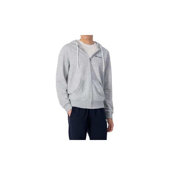 Sweatshirts Champion Hooded Full Zip Sweatshirt Gråa 183 - 187 cm/L