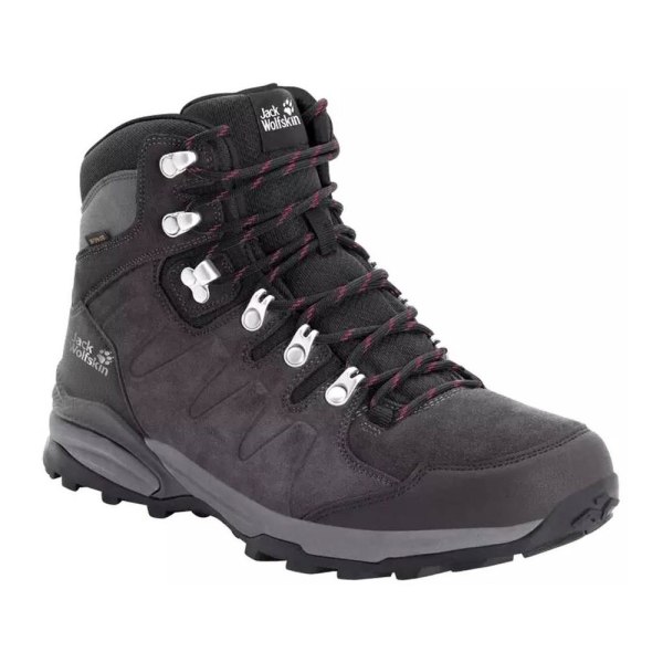 Skor Jack Wolfskin Refugio Texapore Mid Svarta 38