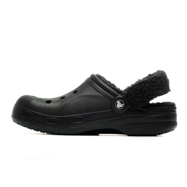 Träskor Crocs Baya Lined Fuzz Strap Clog Svarta 37