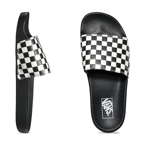 Tofflor Vans Checkerboard Vit,Svarta 38