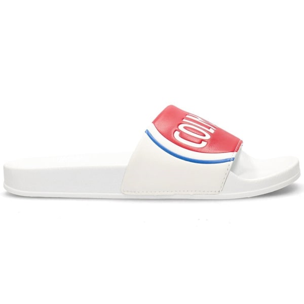 Tøffel Colmar Slipper Logo Hvid,Rød 42