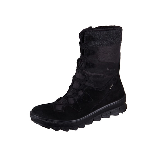 Sko Legero Novara Schwarz Velour Textil Sort 38.5