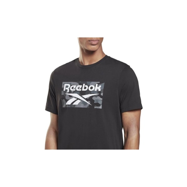 T-paidat Reebok Camo Tee Grafiitin väriset 170 - 175 cm/S