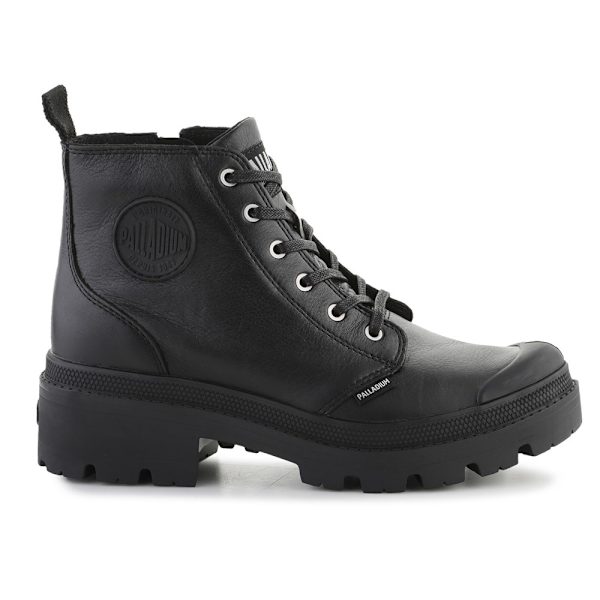 Sko Palladium Pallabase Leather Black Sort 37.5