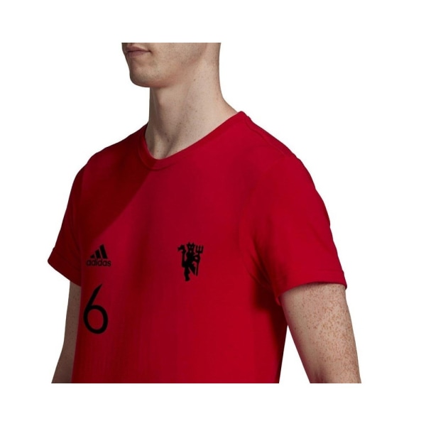 T-shirts Adidas Mufc Gfx T 6 Rød 164 - 169 cm/S