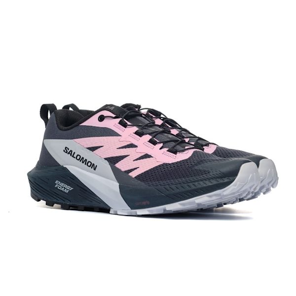 Puolikengät Salomon Sense Ride 5 W Mustat,Vaaleanpunaiset 39 1/3